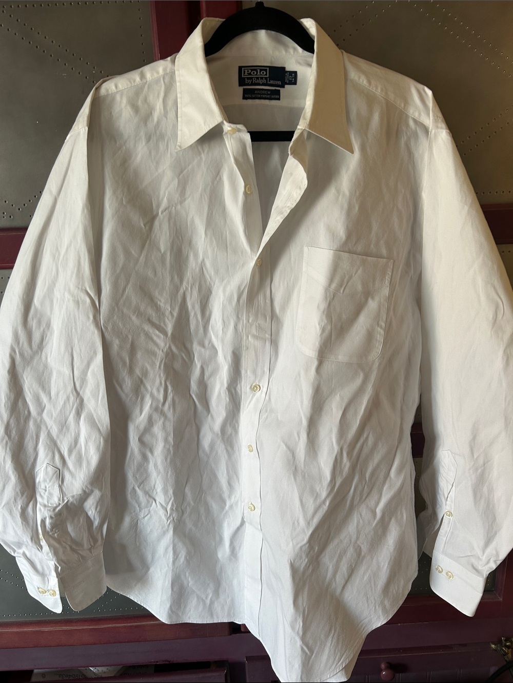 POLO Ralph Lauren Andrew Pinpoint Cotton Oxford 17 34/35